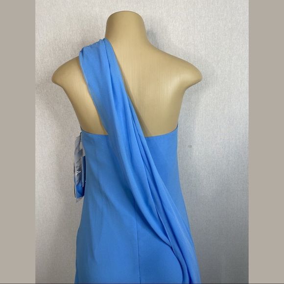 Daymor Couture Periwinkle Silk Women’s Formal Dress. Size 10. NWT - Picture 4 of 15